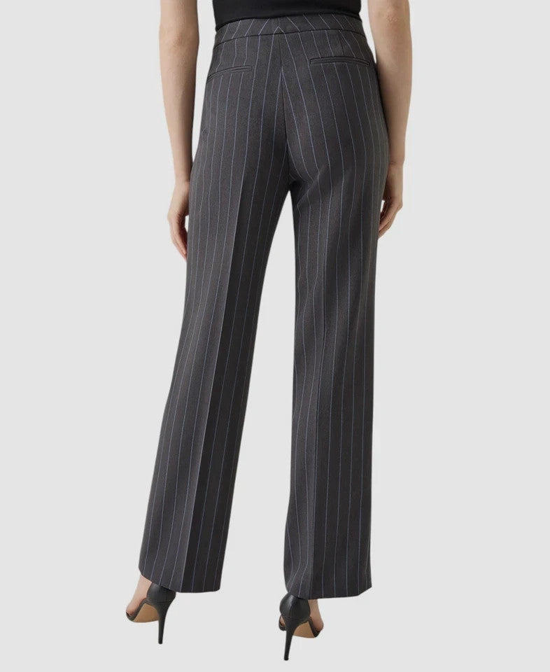 Kasper Women's Pinstriped Straight-Leg Pants MSRP $89