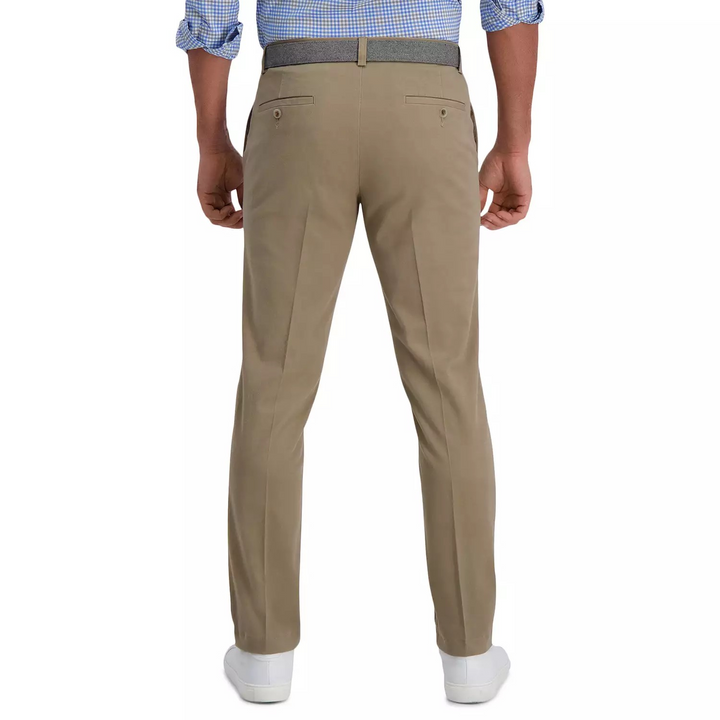 Haggar Men's Straight Fit Soft Chino Premium Dress Pant MSRP $80