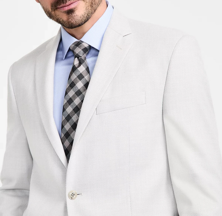 Michael Kors Men's Classic-Fit Herringbone Sport Coat MSRP $295