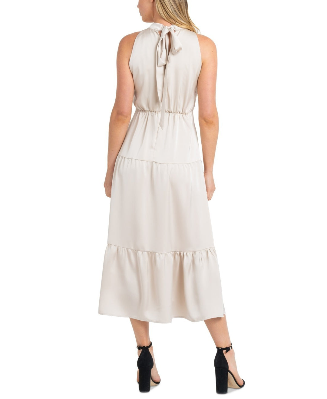 Sam Edelman Women's Tiered-Skirt Sleeveless Dress MSRP $138