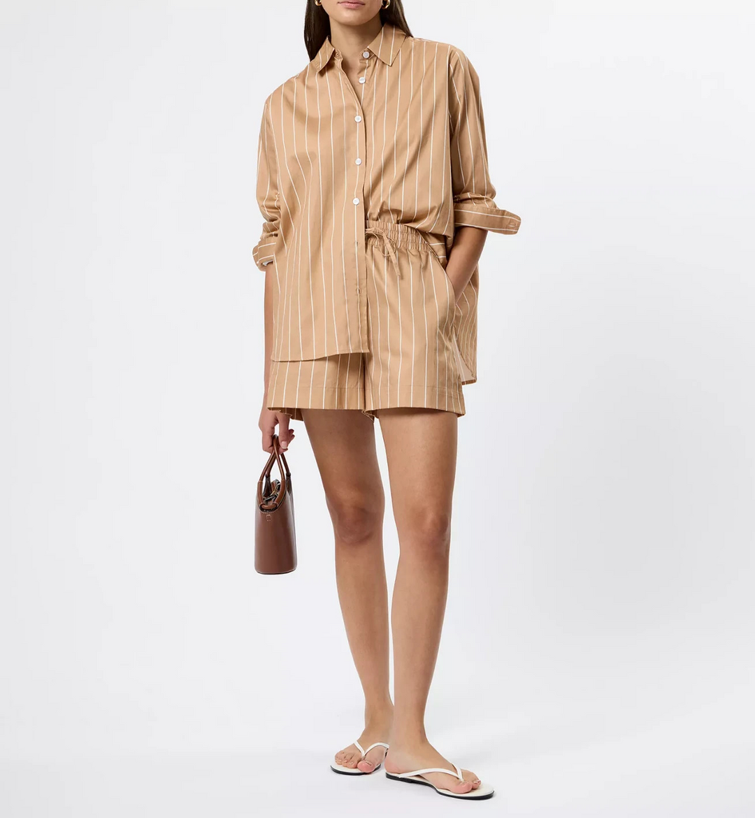 French Connection Women's Alexis Long-Sleeve Shirt MSRP $88