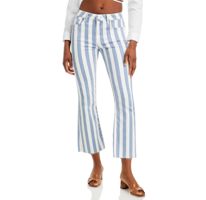FRAME Le Crop High Rise Mini Bootcut Jeans MSRP $258