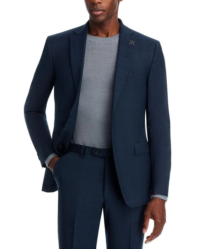 John Varvatos Star Usa Plaid Slim Fit Suit Jacket MSRP $648