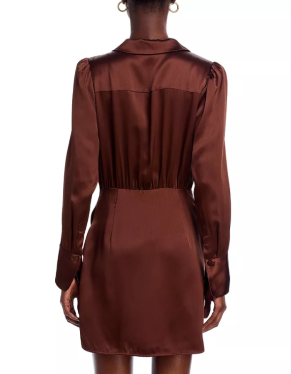 PAIGE Nyla Silk Dress MSRP $429