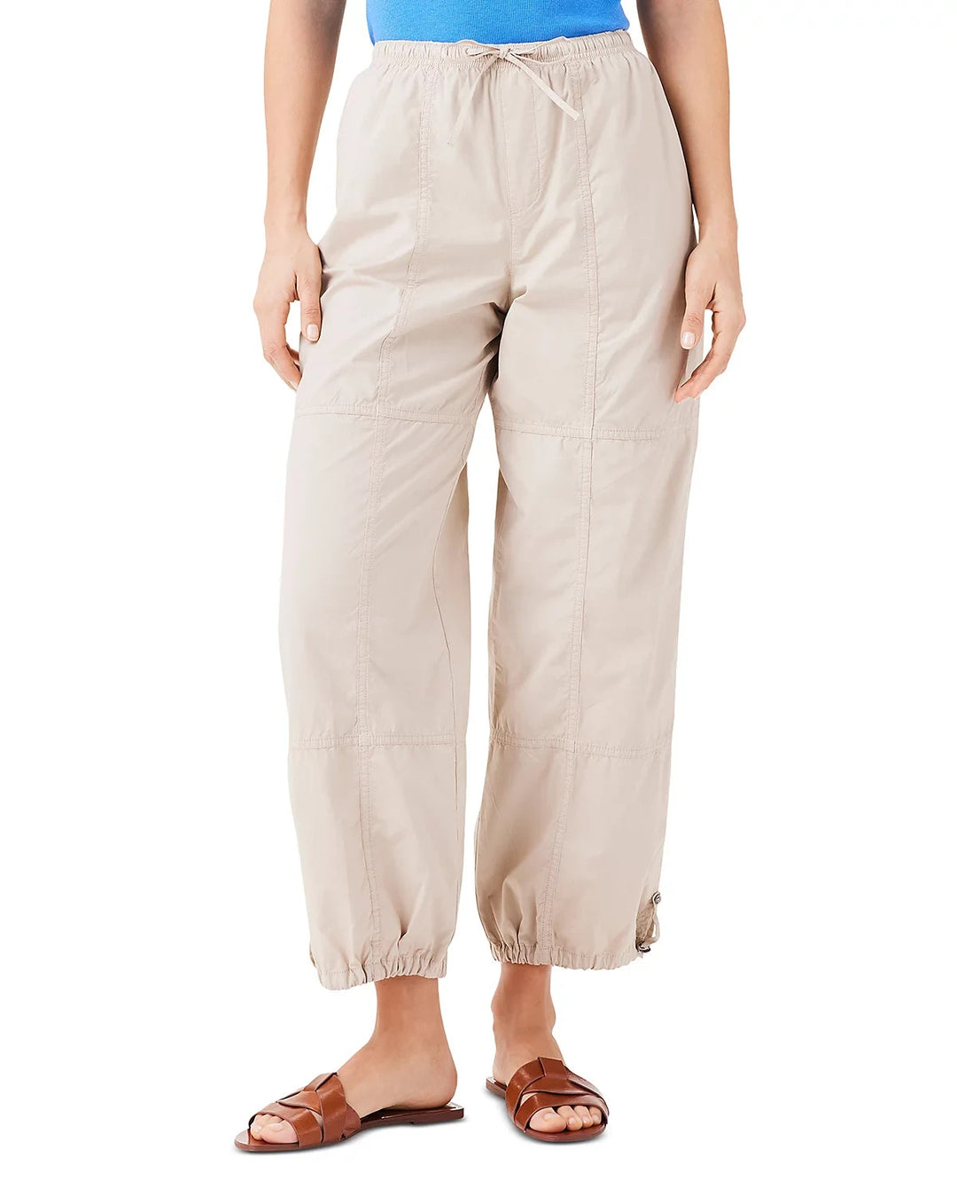 NIC+ZOE Poplin Parachute Pants MSRP $138