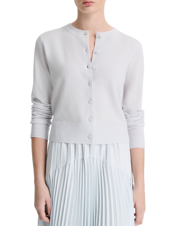 Vince Tipped Half Moon Cardigan MSRP $398