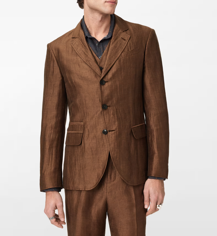John Varvatos Rind Linen Blend Jacket MSRP $1298
