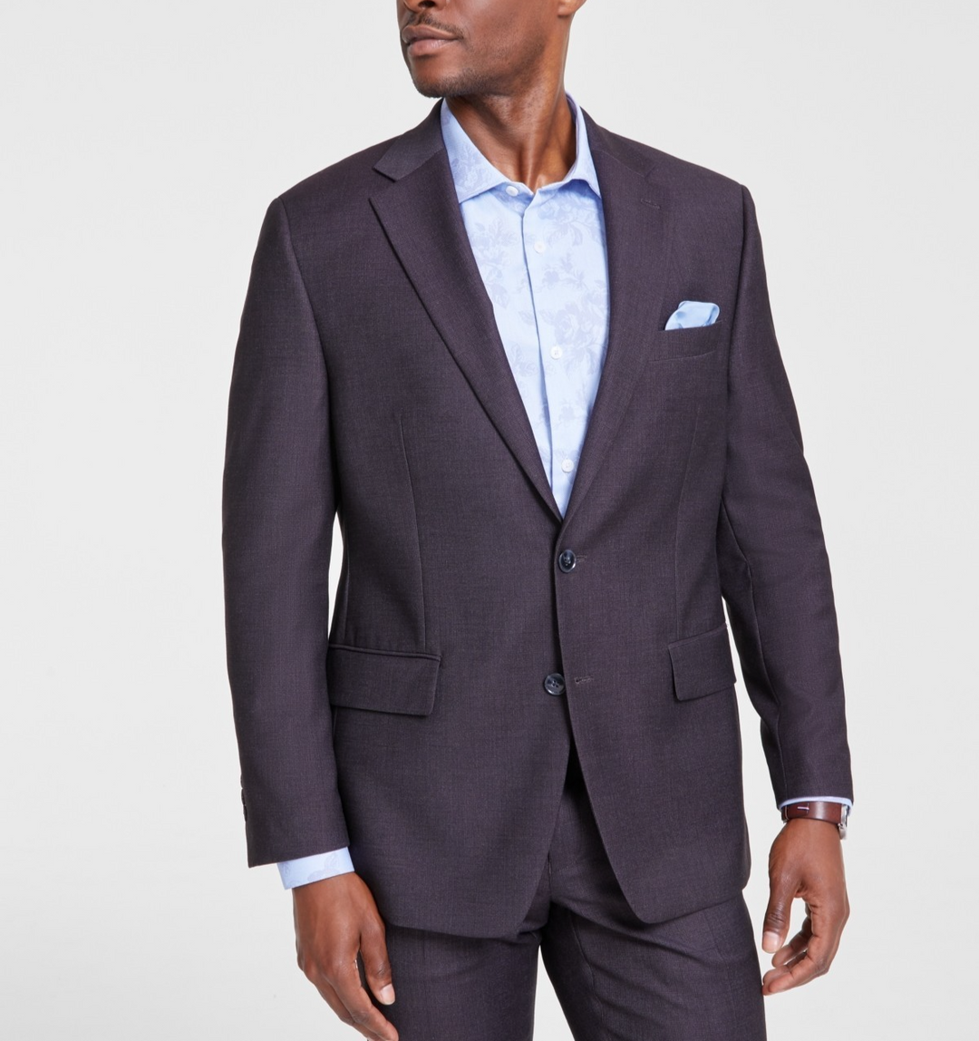 Tallia Men's Classic-Fit Suit Separate Jacket MSRP $360