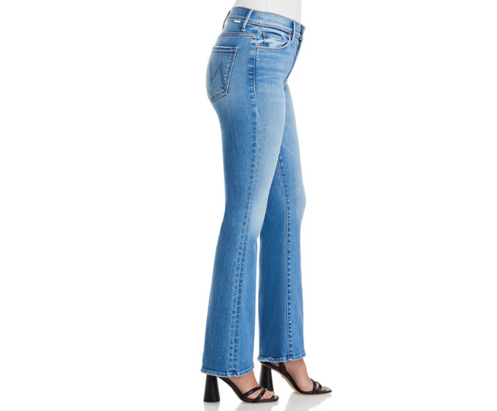 MOTHER Petites The Lil' Weekender Petites High Rise Flared Jeans MSRP $228