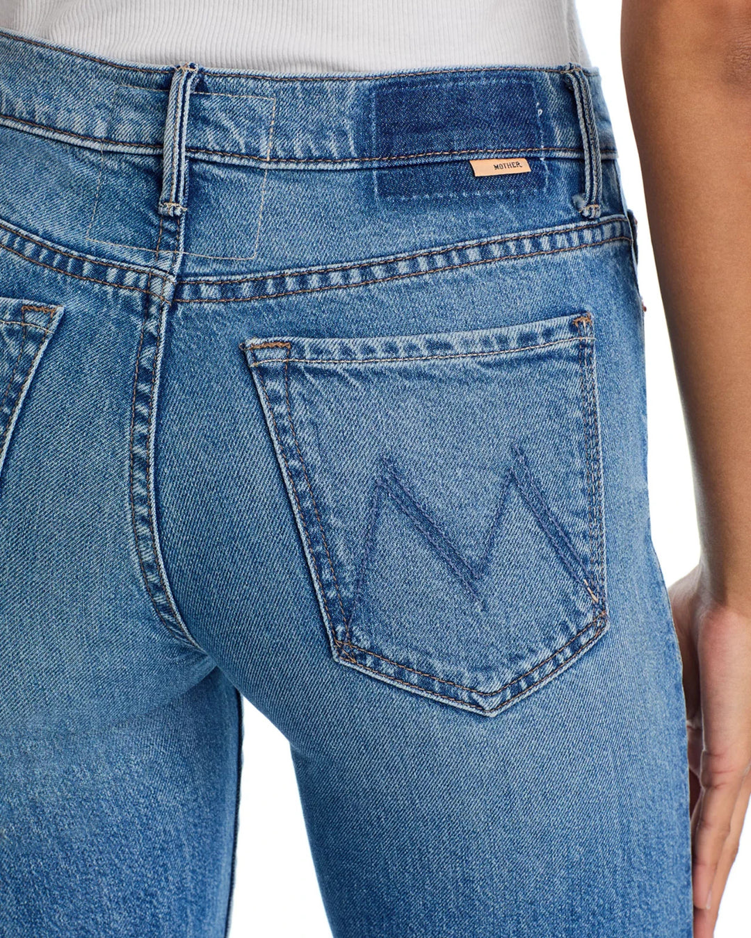 MOTHER Lil Kick It High Rise Cropped Flare Jeans MSRP $278