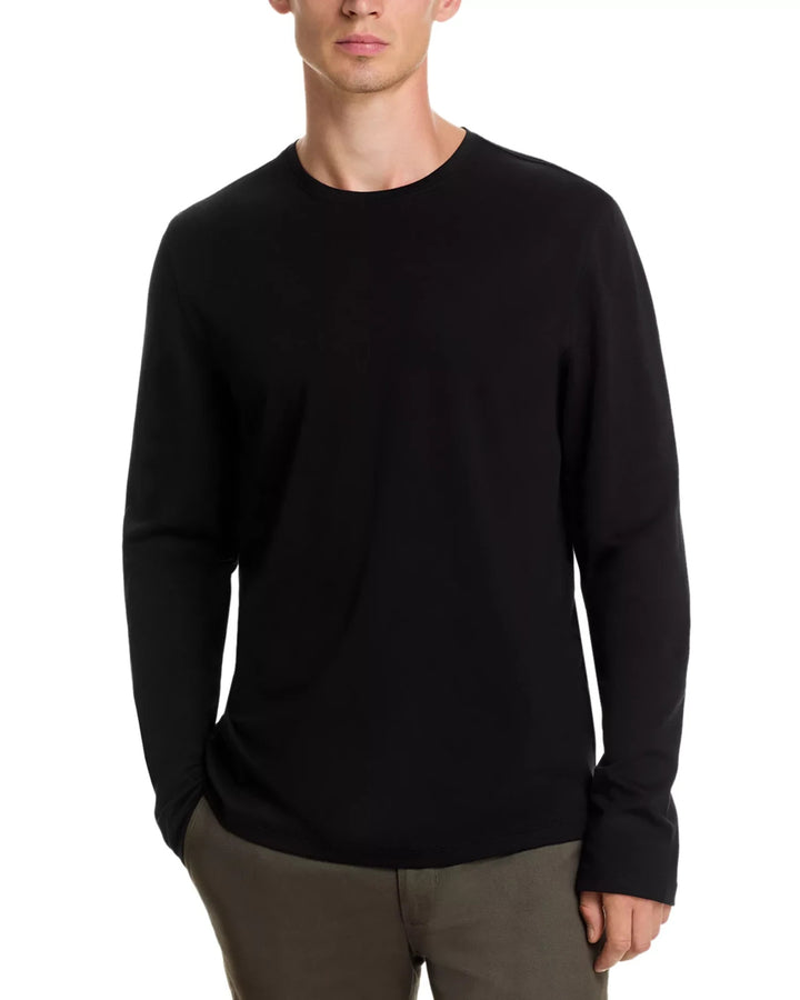 The Men's Store Premium Long Sleeve Cotton Crewneck Tee MSRP $78