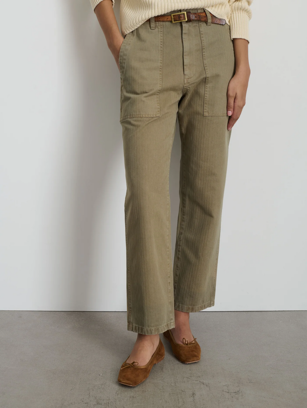 Alex Mill Neil Herringbone Straight Pants MSRP $155
