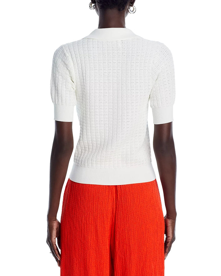 Essentiel Antwerp Knit Polo Top MSRP $195
