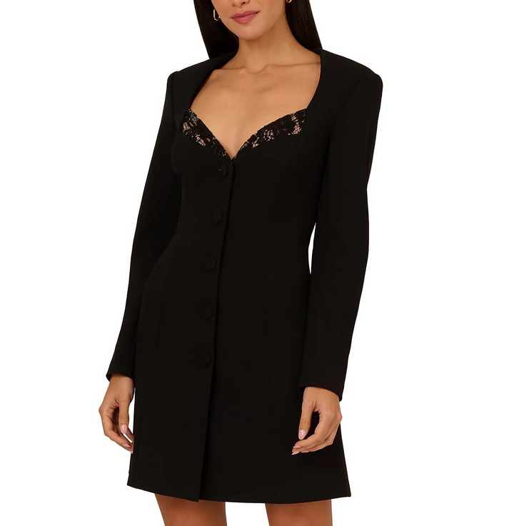 Adrianna Women's Knit Crepe Blazer Dress MSRP $245