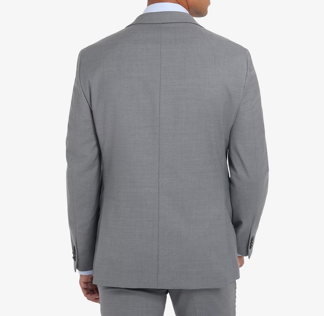 Tommy Hilfiger Men's Solid Pearl Grey Suit Separate Jacket MSRP $450