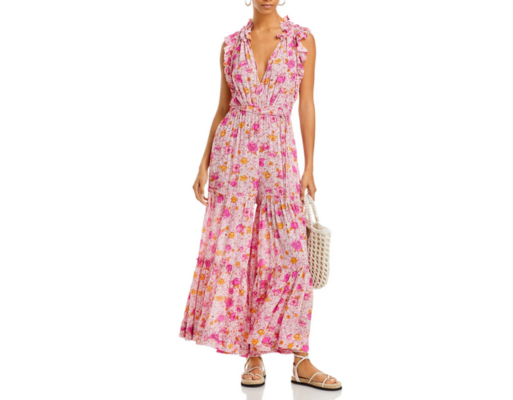Poupette St. Barth Belene Wide Leg Jumpsuit MSRP $450