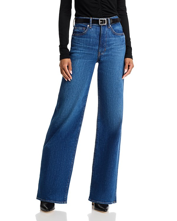Veronica Beard Taylor High Rise Wide Leg Jeans MSRP $298