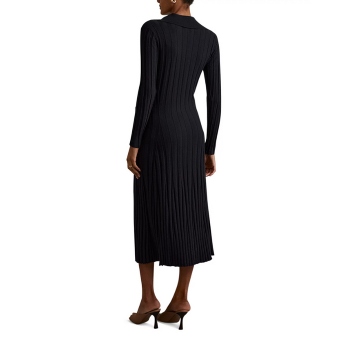 REISS Winne Knit Midi Dress MSRP $330