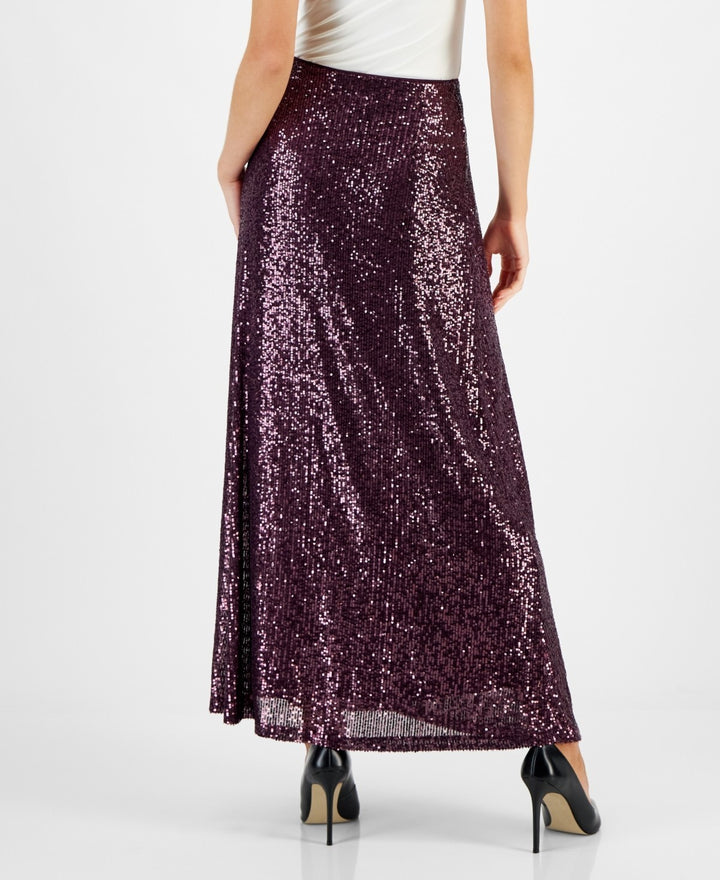 Anne Klein Women's Sequin Maxi Skirt MSRP $129