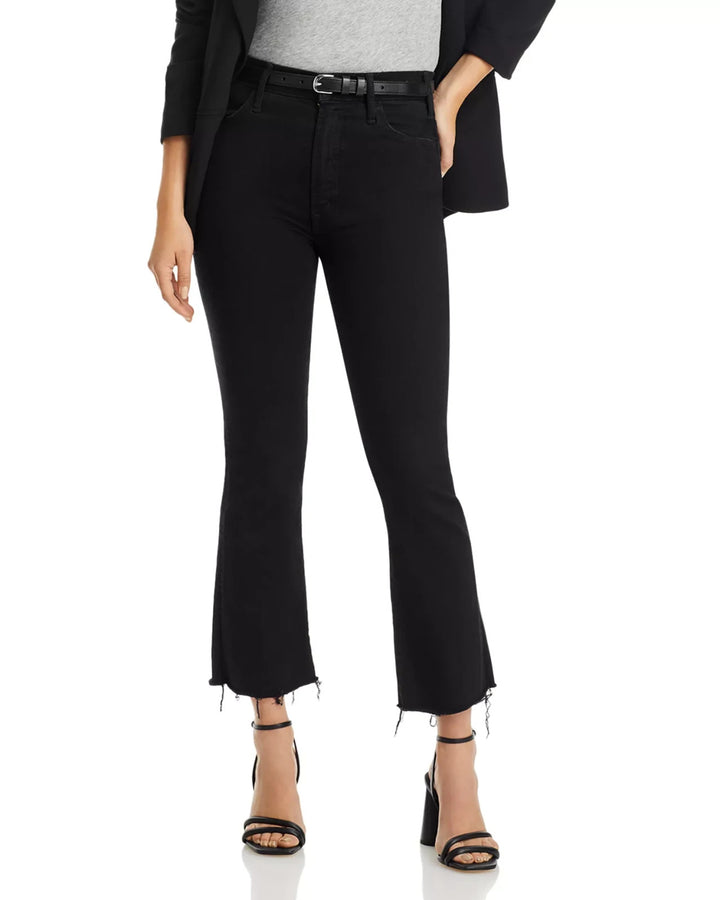 MOTHER The Lil' Hustler Ankle High Rise Cropped Bootcut Jeans MSRP $228