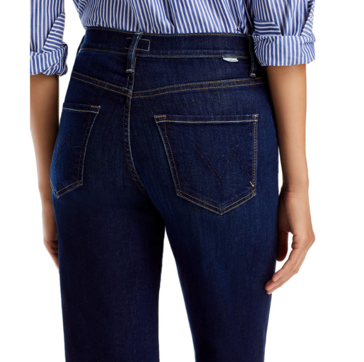 MOTHER The Tomcat Roller High Rise Wide Leg Jeans MSRP $258