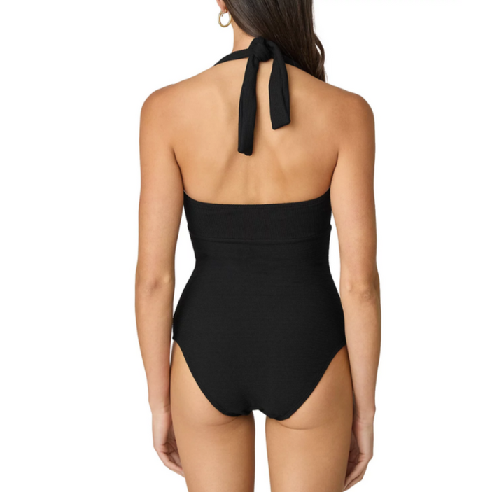Shoshanna Retro Halter One Piece Swimsuit MSRP $250