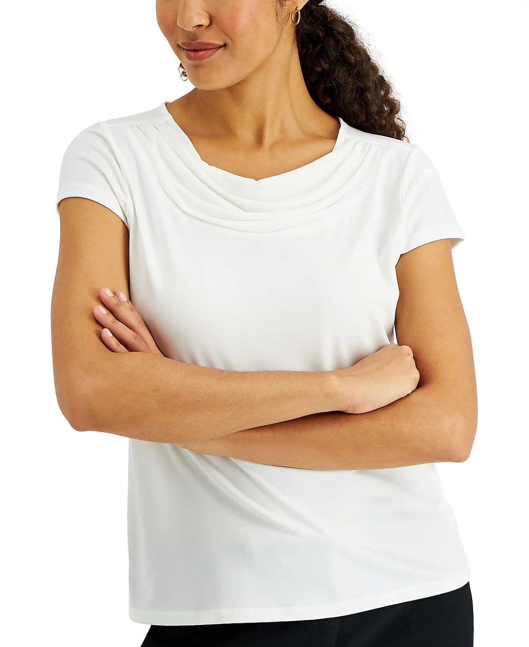 Kasper Cowlneck Blouse MSRP $49