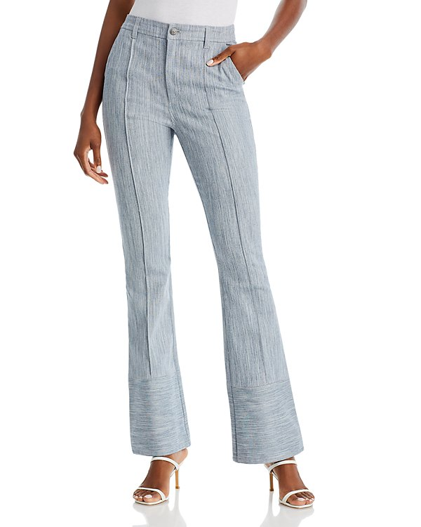 Cinq a Sept Evelyn Pintucked Flare Leg Pants MSRP $295
