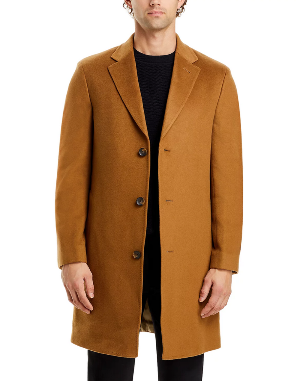 The Men Store Darrien Cashmere Top Coat MSRP $1198