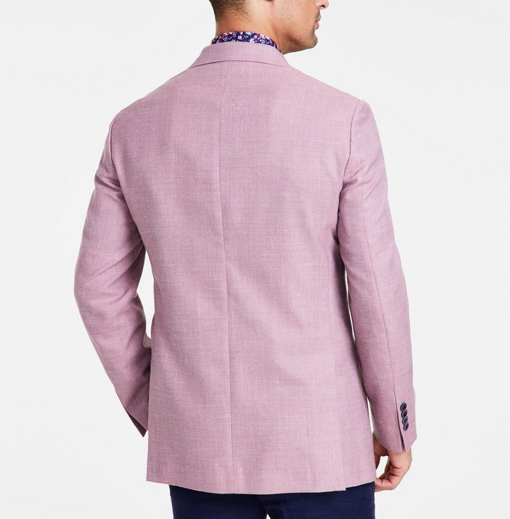 Tallia Men's Slim-Fit Lilac Weave Wool-Blend Sport Coat - Lilac MSRP $295