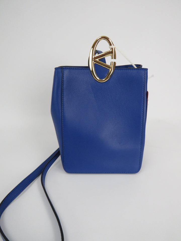 VALENTINO GARAVANI Vlogo The Bold Leather Crossbody Bag MSRP $1450 # M1 255 NEW