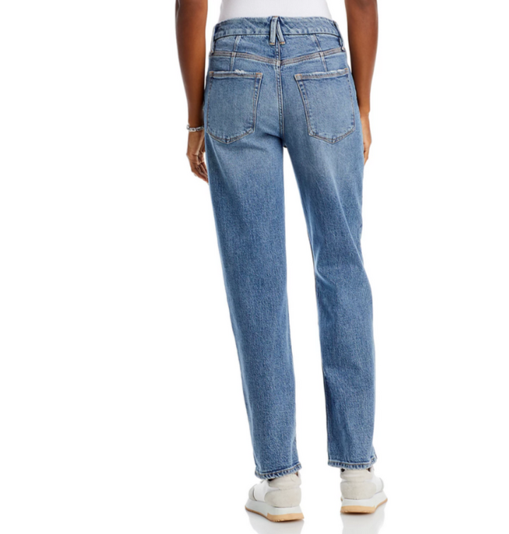 Good American Good '90s High Rise Straight Jeans MSRP $159