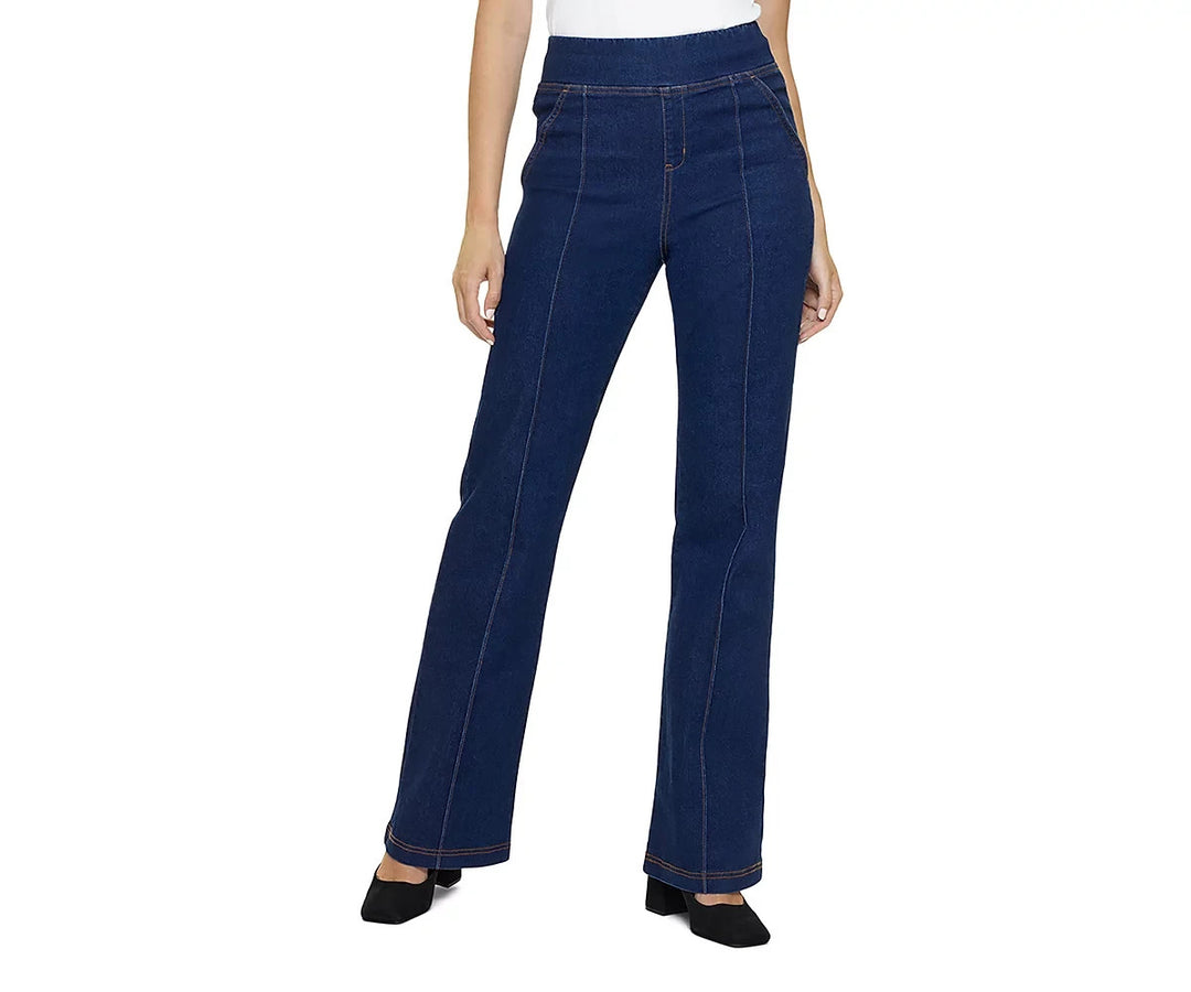 HUE Polished Denim Bootcut Leggings MSRP $58