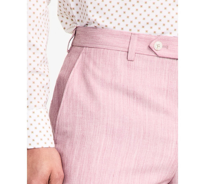 Michael Kors Men's Classic Fit Pink Suit Separates Pant MSRP $135