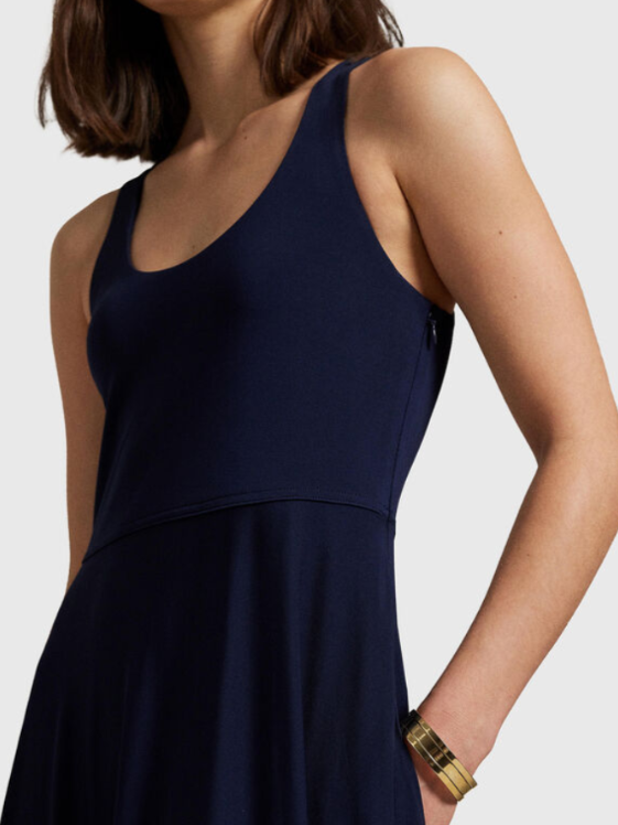 POLO Ralph Lauren Scoopneck Jersey Maxi Dress MSRP $348