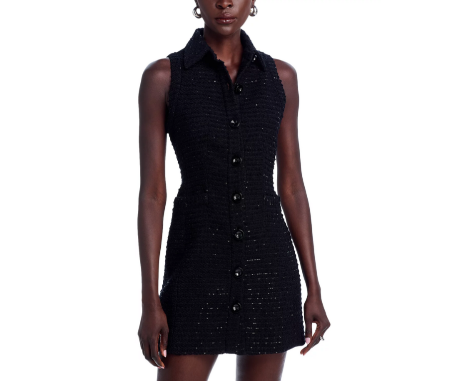 TOCCIN Sophia Button Front Tailored Dress MSRP $545