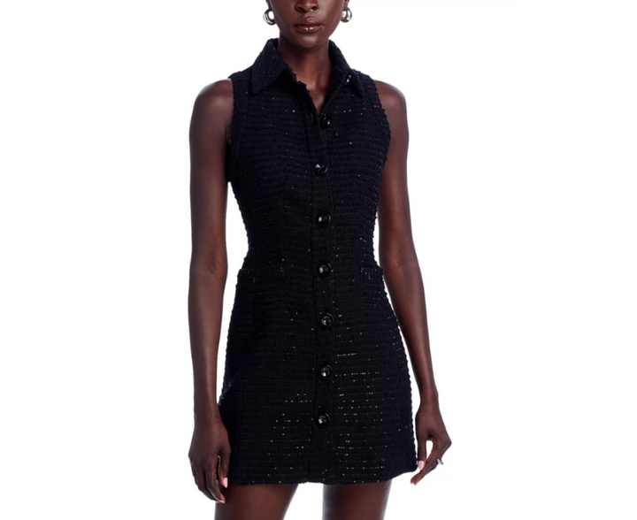 TOCCIN Sophia Button Front Tailored Dress MSRP $545