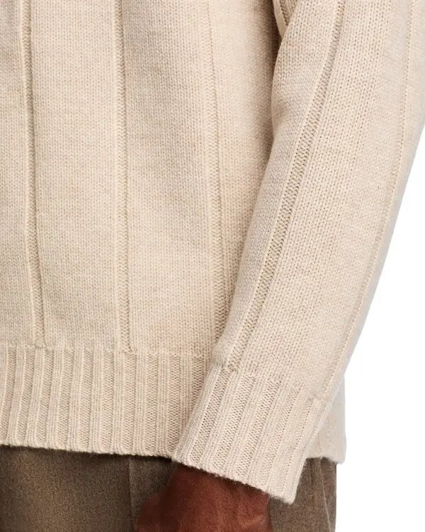 The Men's Store at Bloomingdale's Wool & Cashmere Ribbed Knit Sweater MSRP $198