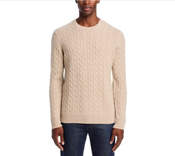 The Men's Store at Bloomingdale's Cashmere Cable Knit Sweater MSRP $228