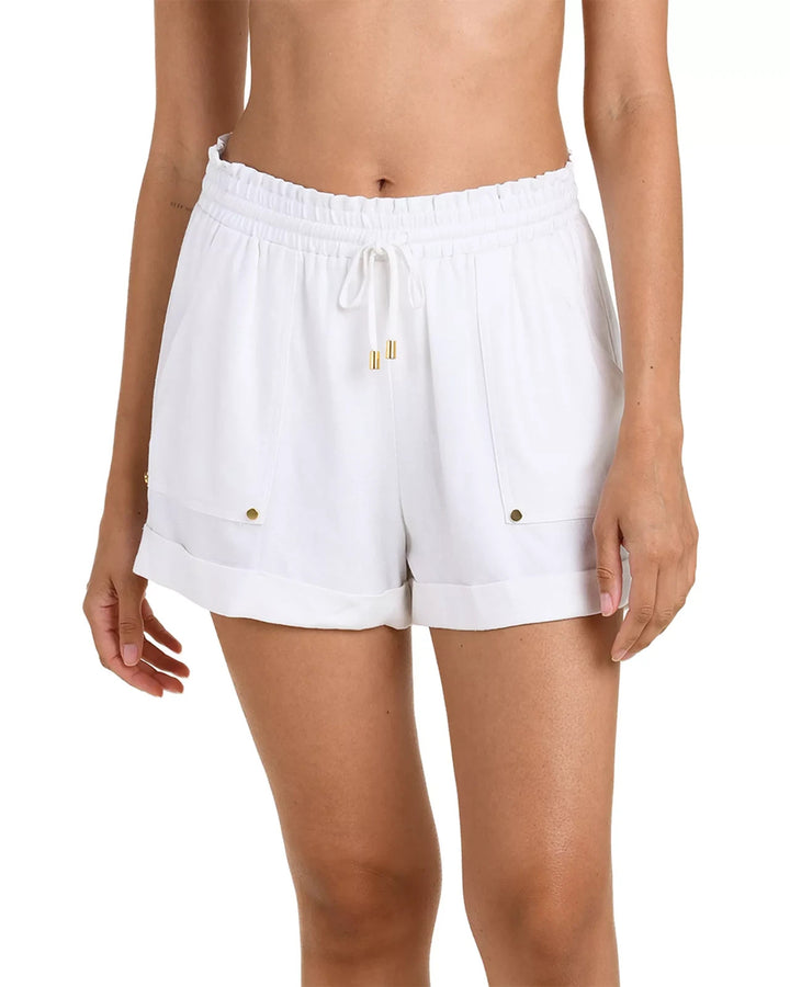 La Blanca Delphine Coast Cover Up Shorts MSRP $89