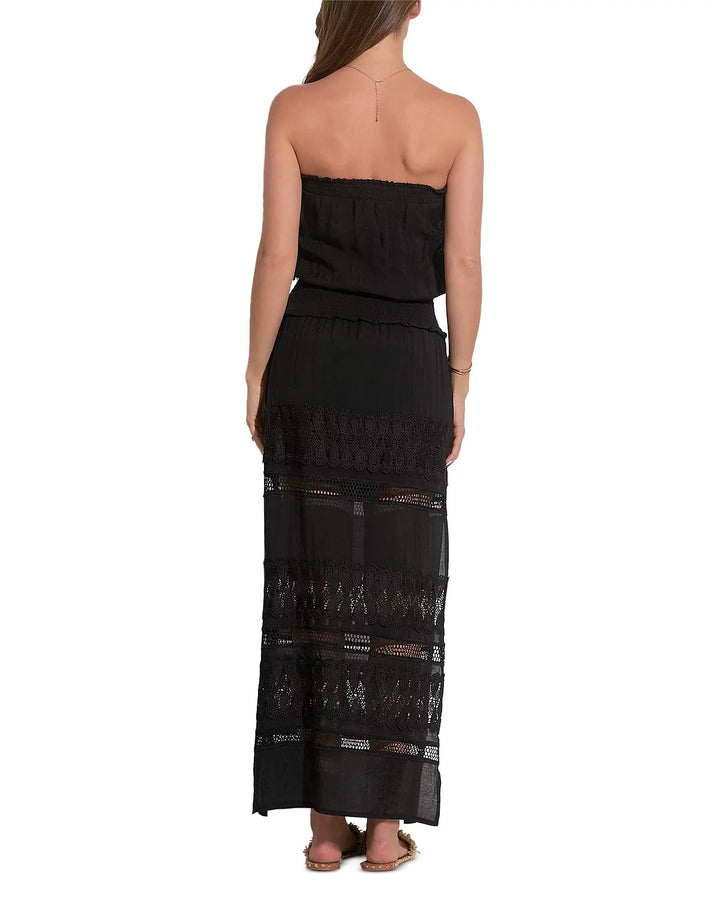 Elan Strapless Crochet Maxi Dress MSRP $89