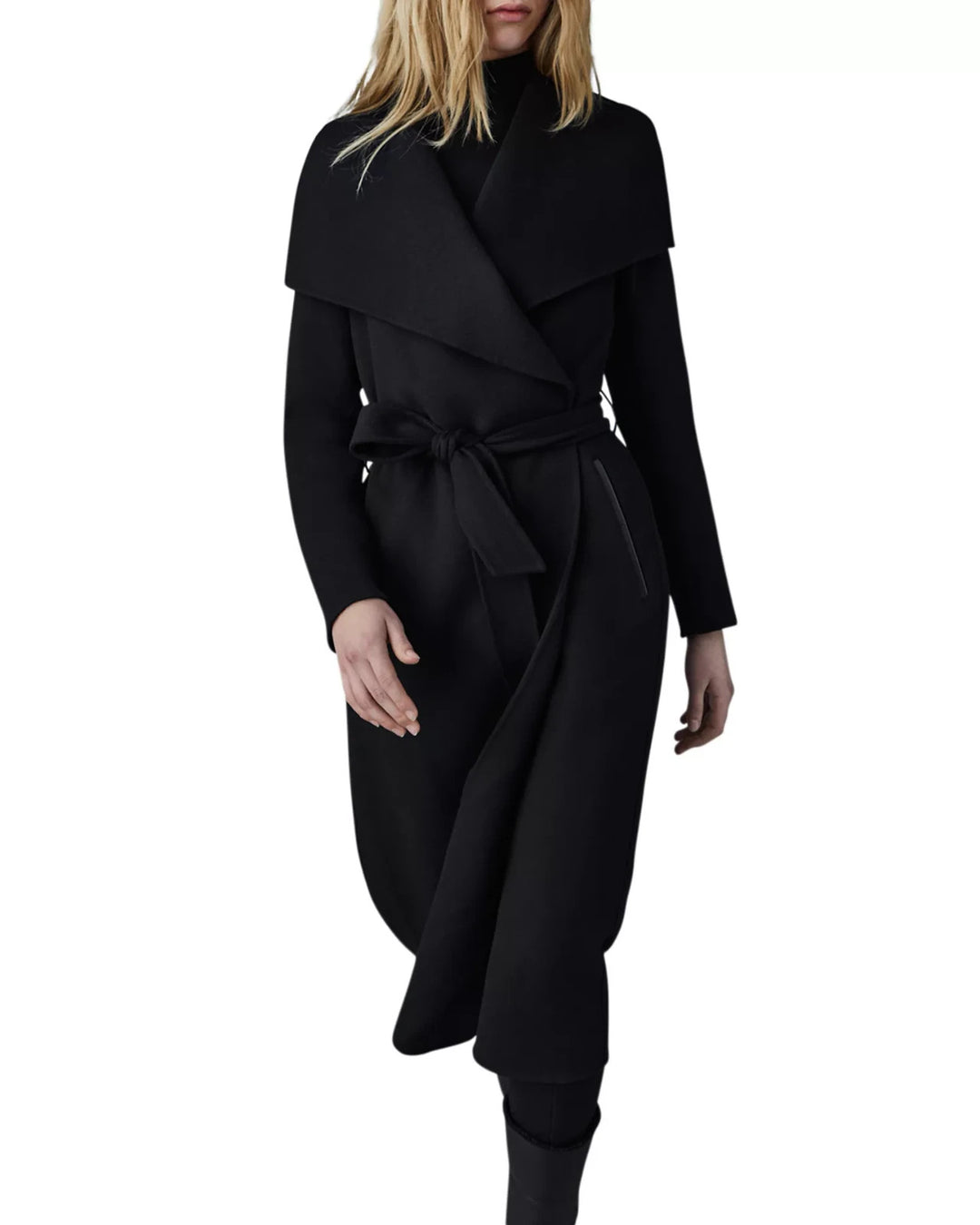 Mackage MAI Wool Wrap Coat MSRP $1190