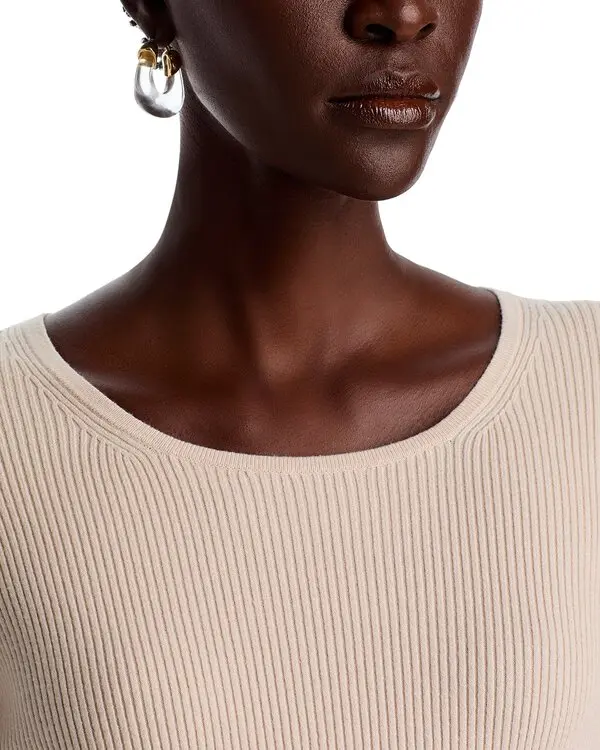 Sioni Ribbed Peplum Sweater MSRP $108