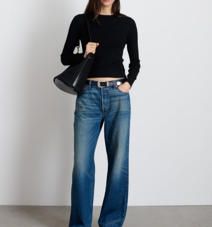 ALEX MILL Ava Crewneck Sweater MSRP $155