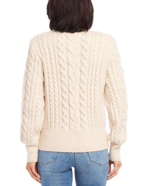 Karen Kane Cable Knit Sweater MSRP $128