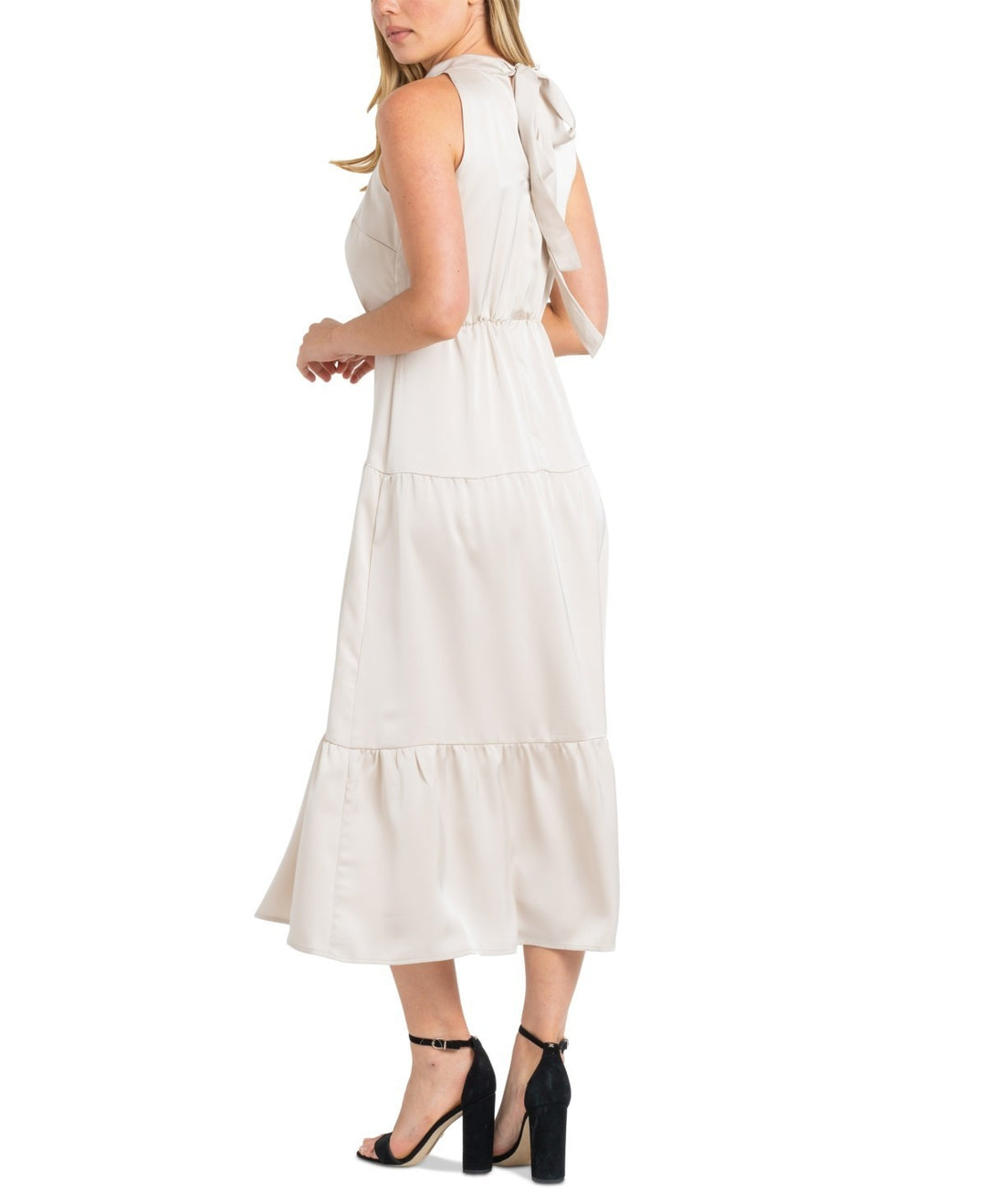 Sam Edelman Women's Tiered-Skirt Sleeveless Dress MSRP $138
