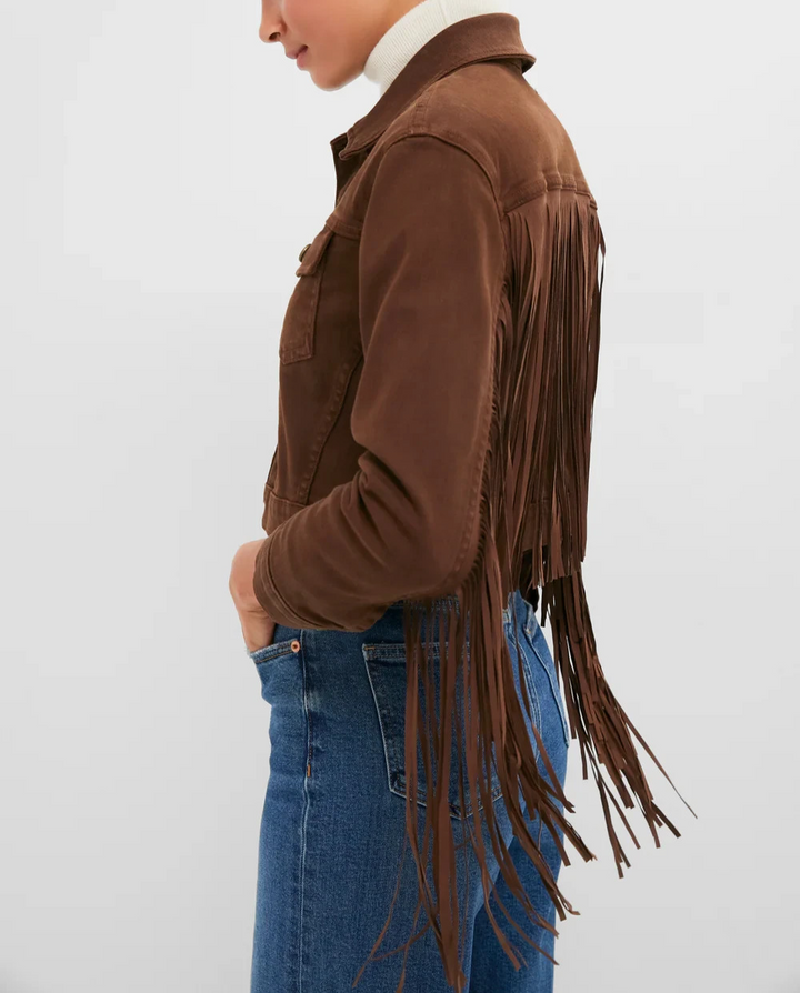 L'AGENCE Koda Fringe Jacket MSRP $445