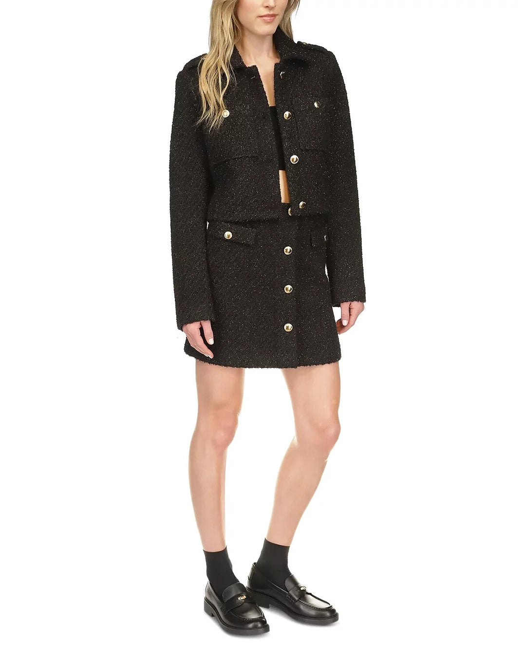 MICHAEL Michael Kors Tweed Mini Skirt MSRP $155