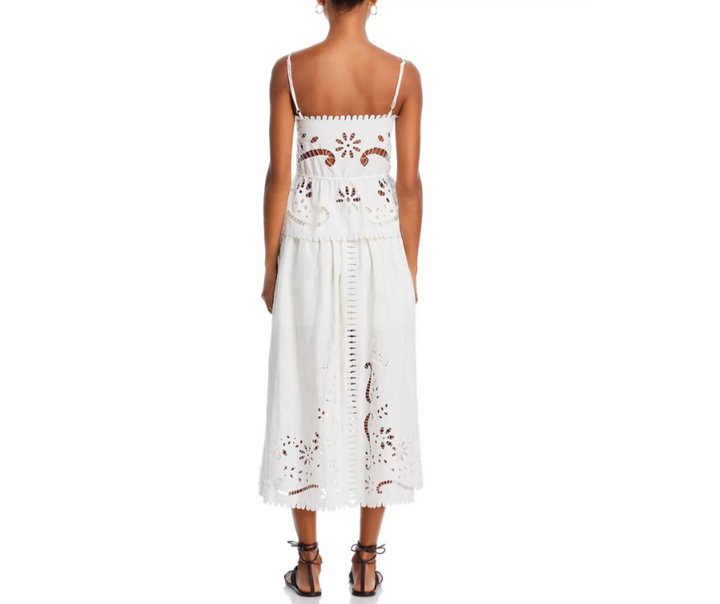 Sea Liat Embroidered Cotton Cami Top MSRP $350