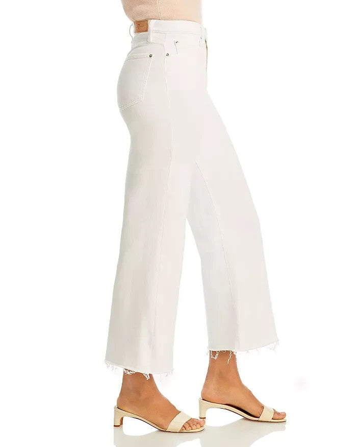 7 For All Mankind Cropped Jo Ultra High Rise Wide Leg Jeans MSRP $228 Size 25